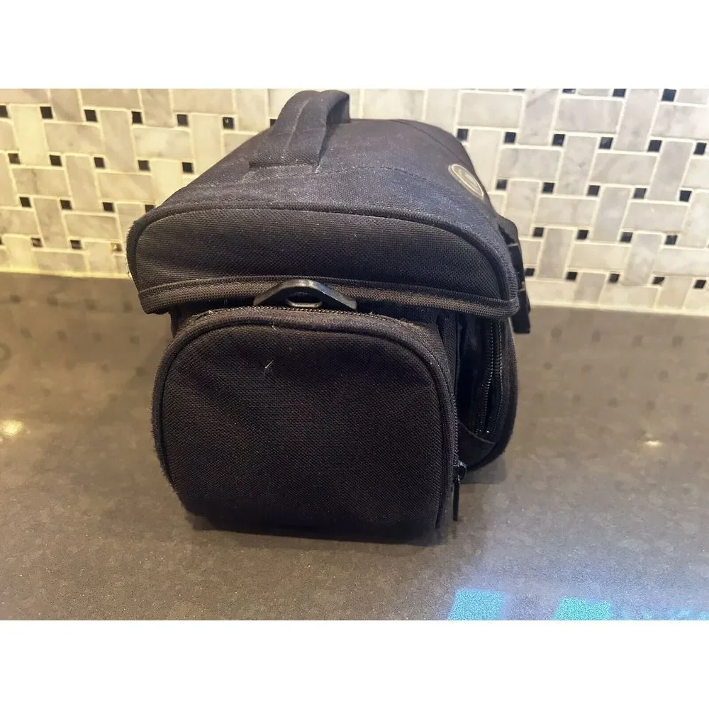 TARGUS VIDEO RECORDER/CAMERA BAG/CASE ~‎ 4 POCKETS ~ BLACK